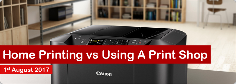 Home Printing vs Using A Print Shop
