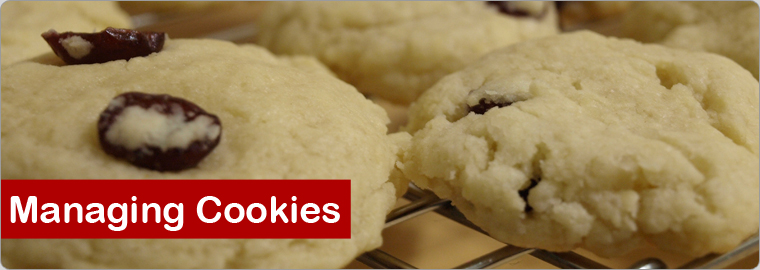 Managing Cookies